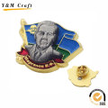 Gold Plating 3D Embossed Metal Military Lapel Pins Ym1076